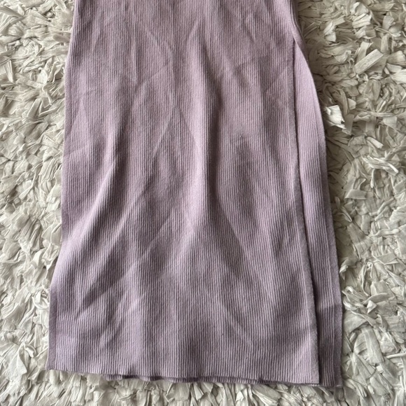 NWT House of Harlow Lilac 2 Piece Set Ribbed Tank Top and Maxi Skirt XS - Picture 7 of 9